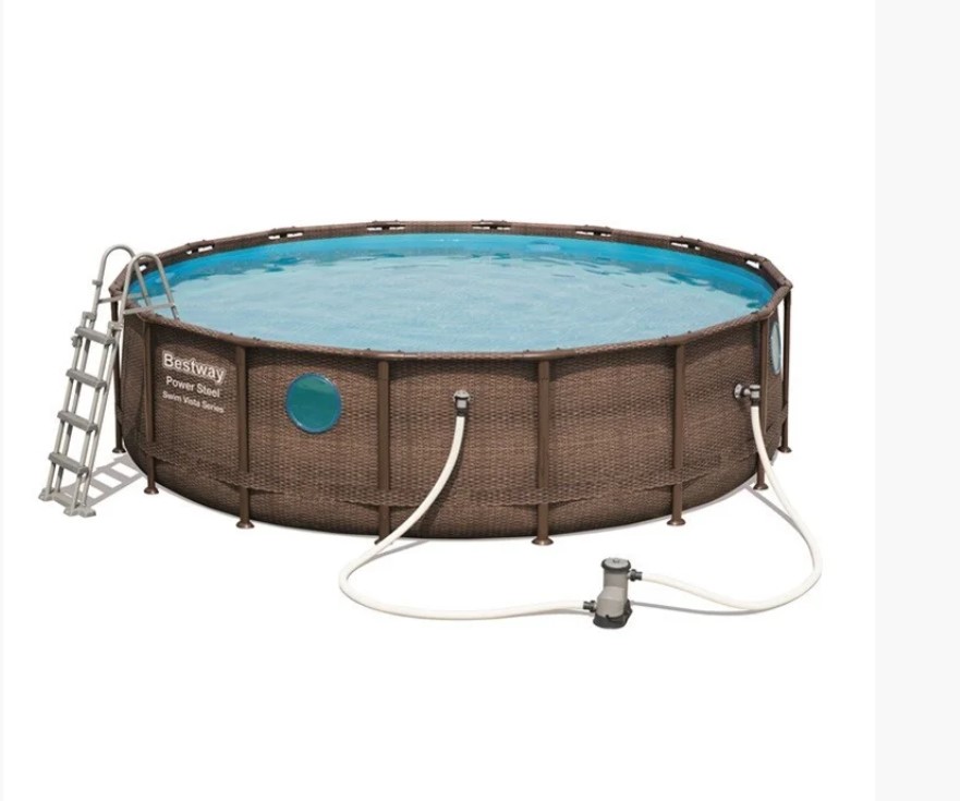 Каркасний басейн круглий Bestway 56977, 549 х 122 см